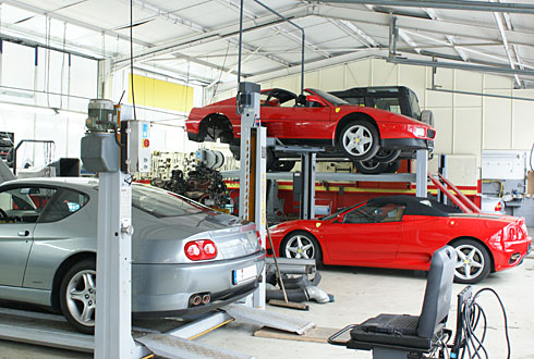 Ferrari Garage Michel Weber - Frankfurt Germany