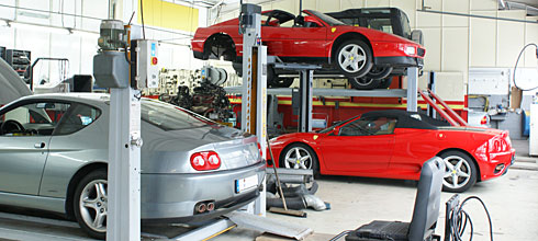 Ferrari Garage Michel Weber - Frankfurt Germany